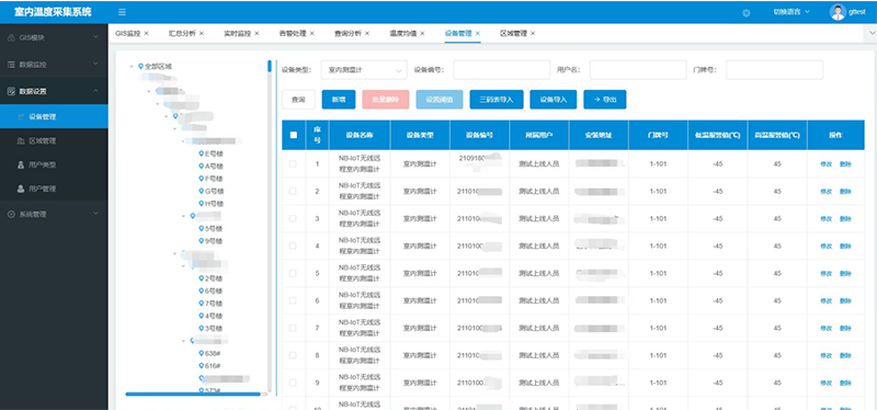 四信NB-IOT室内温度采集系统